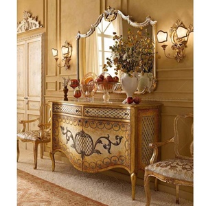 <span class=keywords><strong>Buffet</strong></span> de luxe <span class=keywords><strong>baroque</strong></span> doré avec miroir - Product Image 1