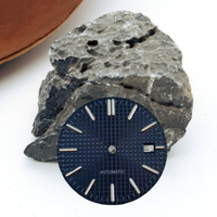 Esfera de Reloj Luminosa de Roble Negro, Verde, Blanco y Azul de 31.8mm para Movimiento Seiko NH35 NH36