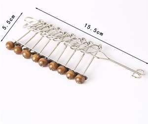 Jegreat 15,5*5,5cm Classique Chinois <span class=keywords><strong>IQ</strong></span> Test <span class=keywords><strong>Casse</strong></span>-tête Éducatif Jouet Métal 9 Anneaux Interconnectés Puzzle pour Adultes - Product Image 1