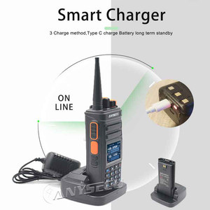ANYSECU UVF9plus Radio Portatile Dual <span class=keywords><strong>Band</strong></span> 400-520Mhz 136-174Mhz 10W 1W CTCSS DCS 87-108FM Walkie Talkie - Product Image 5