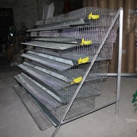 Cage à cailles en plastique à 6 étages à vendre (usine de Guangzhou)