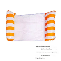 Hamac gonflable en PVC pour piscine, chaise longue flottante pliable, radeau de piscine 120x70cm pour la natation/la baignade/les sports