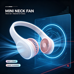 Portable Neck Hanging <b>Fan</b> Rechargeable <b>Hands</b> Free Cooler For Outdoor Sports Travel Home Office - Product Image 5