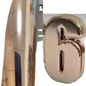 Sơn Kẹo Đậm Đặc Cao Sơn Màu Trong Suốt Lớp Ngoài Trời Không Phai Màu Vàng Hồng 4280 - Product Image 2