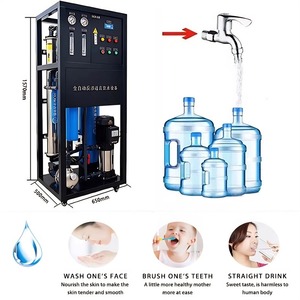 Nouveau système de filtration d'eau en acier inoxydable 250 L/h avec réservoir et pompe pour hôtels, purificateur par osmose inverse 220V - Product Image 3