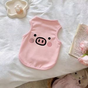 Vêtements pour chiens de compagnie, toutes saisons, style décontracté, imprimé cochon rose super mignon, gilet doux pour la peau, pour grandes races Golden Retriever <span class=keywords><strong>Labrador</strong></span> - Product Image 2