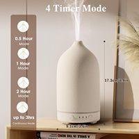 CF personnalisé 160ml LED maison arôme brume humidificateur huile essentielle pure automatique en céramique désodorisant purifier l'huile diffuseur de parfum