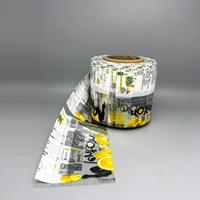 Film rétractable en polyester durable au design unique pour l'étiquetage des bouteilles de boissons, prix d'usine