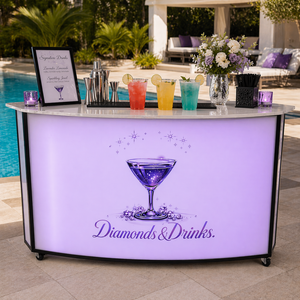 Barra Plegable Multifuncional de Aleación de Aluminio, Muebles de Barra Plegables Portátiles para Eventos - Product Image 1