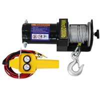 Cabrestante Eléctrico de 12V 24V del Fabricante, Cabrestante de Arrastre Todoterreno de 9500, 12000, 13500, 17000, 20000, 22000 Libras