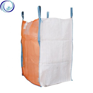 1 tonelada de tapa plana lado inferior de la correa de malla ventilada Bolso grande de los PP para leña - Product Image 3