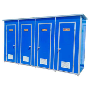 Precio bajo al aire libre móvil portátil cabina de inodoro plástico móvil baño público para la venta - Product Image 3
