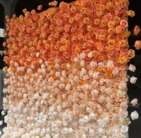 Décoration murale en roses artificielles pour mariage, fiançailles, anniversaire