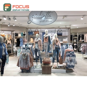 Étagères de présentation en verre trempé pour l'intérieur des magasins sur mesure, service de conception 3D, magasin de mode - Product Image 1