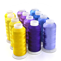 Fil de soie à coudre Mengli polyester fil à broder poly60 pour machine à broder informatique à grande vitesse