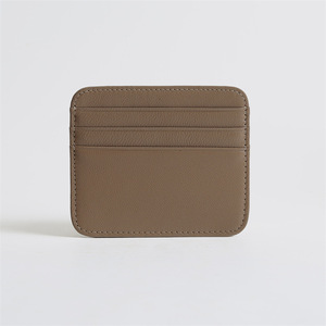 Portefeuille ultra-fin et léger en cuir véritable, mini <span class=keywords><strong>porte</strong></span>-cartes <span class=keywords><strong>de</strong></span> crédit multi-cartes pour un usage quotidien unisexe - Product Image 3