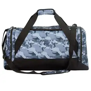 High Quality Custom Outdoor duffle Bag Men Gym Tote Bag Sports Overnight Travel Camo Duffle Bag