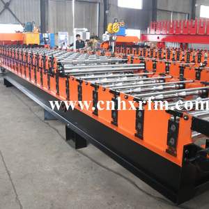 Hochgeschwindigkeits-Glasierte 1075 Dachziegel & PV4 Trapezförmige Platten Doppelschicht-Rollformmaschine - Product Image 5