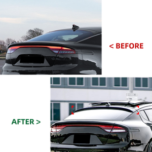 Accesorios de coche, alerón de techo de ventana trasera negro brillante para <span class=keywords><strong>Kia</strong></span> Stinger 2018 + - Product Image 2