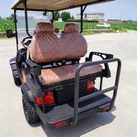 Voiture de golf électrique tout-terrain 4x4 pour 4 passagers, moteur AC 5KW, batterie lithium 72V, vitesse maximale de 35 mph, buggy de chasse