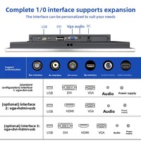 Terminal de commande industriel, tablette PC embarquée, terminal en libre-service, écran tactile capacitif, IP65, TFT LCD, usage professionnel