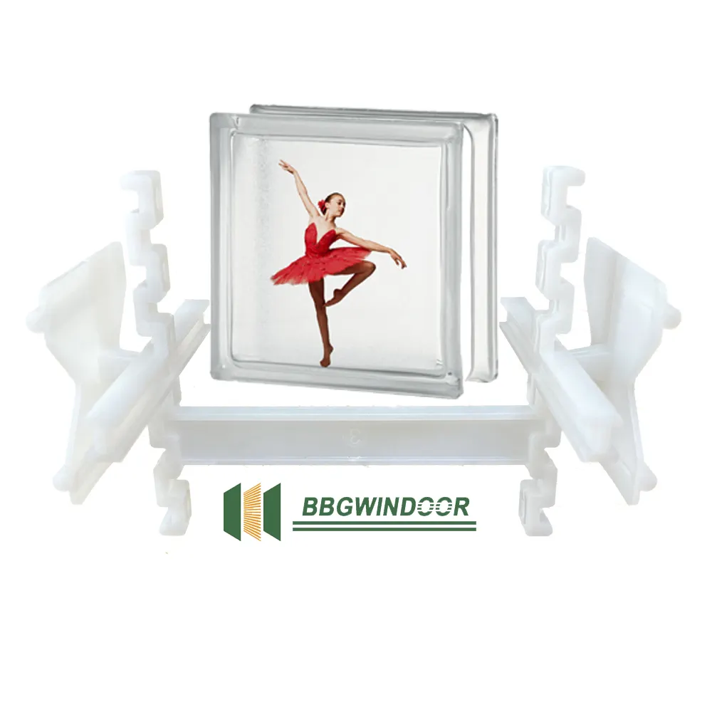 BBGWINDOOR Glass Block Spacer for Bathroom