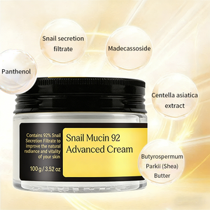 Crema con 92% de Mucina de Caracol, Madecassoside, Pantenol, Antiarrugas, Blanqueadora, Calmante, Repara el Enrojecimiento, Mejora las Marcas del Acné, para Todo Tipo de Piel - Product Image 4