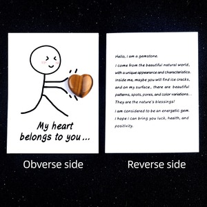 Trái Tim Tôi thuộc về bạn-Chữa bệnh thẻ loạt thạch anh tím tự nhiên pha lê đá mã não 20 mm thẻ hình trái tim sáng tạo và vui vẻ - Product Image 4