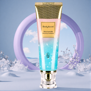 BodyAccel Whitening Toothpaste <b>Spray</b> Niacinamide Peach Mint Flavor Vegan Fluoride Free Antiplaque Fresh Breath <b>Oral</b> Hygiene - Product Image 1
