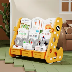 Estantería de pato amarillo, almacenamiento multifuncional, estantería para niños, organizador para bebés, armarios para niños