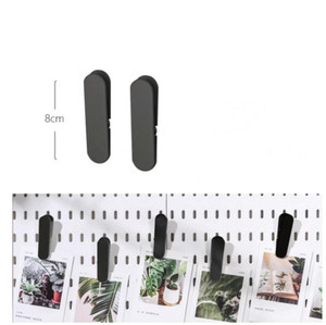 Goldmine kit de panneau perforé mural pour présentoir 4 panneaux et 13 accessoires organisateurs de panneau perforé mural en plastique pour étude - Product Image 3