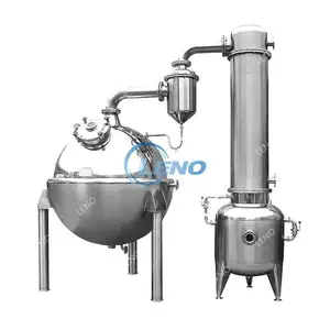 Ss316l Stoomverwarming Tomatenpuree Honing Vruchtensap Vacuümconcentrator Verdamper Met Schraper Mixer Tank