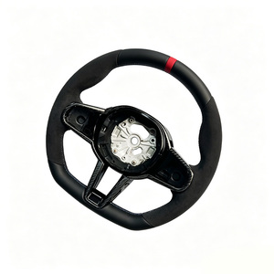 Volante Sportivo M Performance Bestseller in Pelle con Dettagli Rossi e Cuciture Personalizzate per M3 M4 M5 X3 X5 CS LCI <span class=keywords><strong>G20</strong></span> <span class=keywords><strong>G30</strong></span> - Product Image 3