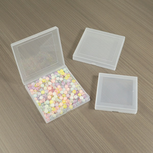 Plastic Storage Bin Rectangle 9x9x1.7cm Covered Solid Color Lens Case Combination Standing Type Yiwu Origin - Product Image 4