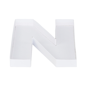 8inch Birthday <b>Party</b> Initial Name Candy Tray Fillable Rigid Matt Lamination Food Safe Biodegradable Handmade Cardboard Rectangle - Product Image 5