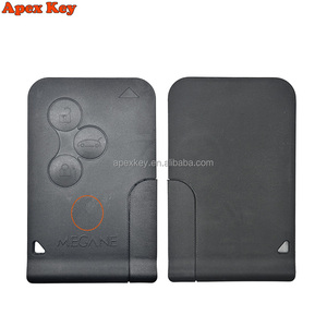 Coque de clé intelligente de remplacement à 3 boutons pour Renault Clio Logan Megane 2 3 Koleos Scenic, étui de clé télécommande à 3 boutons, petite clé - Product Image 1