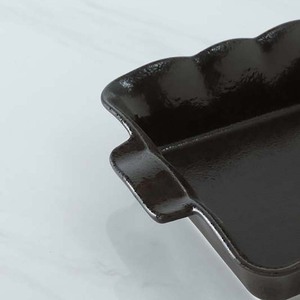 Plat à gratin carré en porcelaine noire de 10 pouces, plat à lasagna en céramique pour la cuisson au four avec poignée - Product Image 6