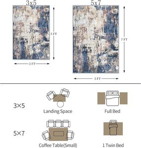 Grand tapis en <span class=keywords><strong>pierre</strong></span> vintage imprimé en 3D tapis d'intérieur Swanlake tapis tapis d'intérieur tapis ensembles salon hôtel Orange - Product Image 3