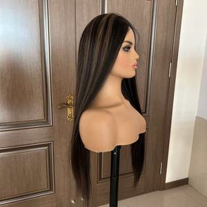 วิกผมแท้สีน้ำตาลเข้มสำหรับเล่นเปียโน - Product Image 2