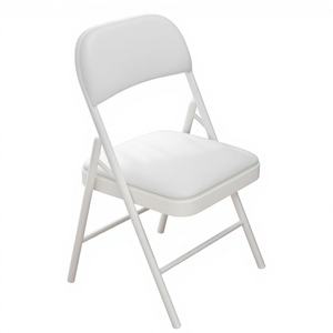 كرسي قابل للطي بإطار فولاذي حديث مع وسائد إسفنجية، محمول ومقاوم للماء، مناسب للاجتماعات والفعاليات واستخدام الحدائق - Product Image 5