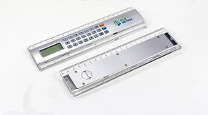 Regla de Plástico con Reloj Digital y Calculadora, Función de Calendario, Funciona con Pilas - Product Image 5