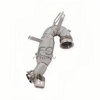 Pour Mercedes-Benz CLE53 AMG 3.0T C236 2024+ Collecteur d'échappement isolé en acier inoxydable OEM 100/200/300 cellules pour amélioration de puissance