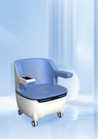 Fauteuil de massage Ems à double zone pour les hanches et le dos avec sortie d'énergie, en matériau ABS