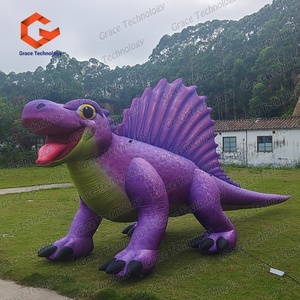 Dinosaure gonflable personnalisé, dinosaure gonflable géant violet <span class=keywords><strong>pour</strong></span> événements - Product Image 2