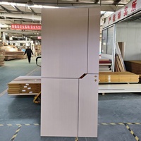 Peau de porte en MDF/HDF de haute qualité, panneau de porte intérieur moulé, panneau de porte en mélamine imperméable pour appartement