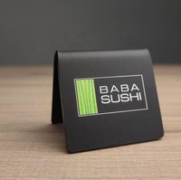 Menu acrylique de signe de restaurant de support de table de NFC