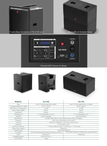 Wholesale New Model S2 Mini System Hanging Line Array System For Events