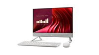   Computadora Todo en Uno EC24250 13th Core, Pantalla de 23.8 Pulgadas, Micro Marco, para Hogar, Oficina y Negocios, I5-1334U, 16G, 512 GB SSD, Blanca
