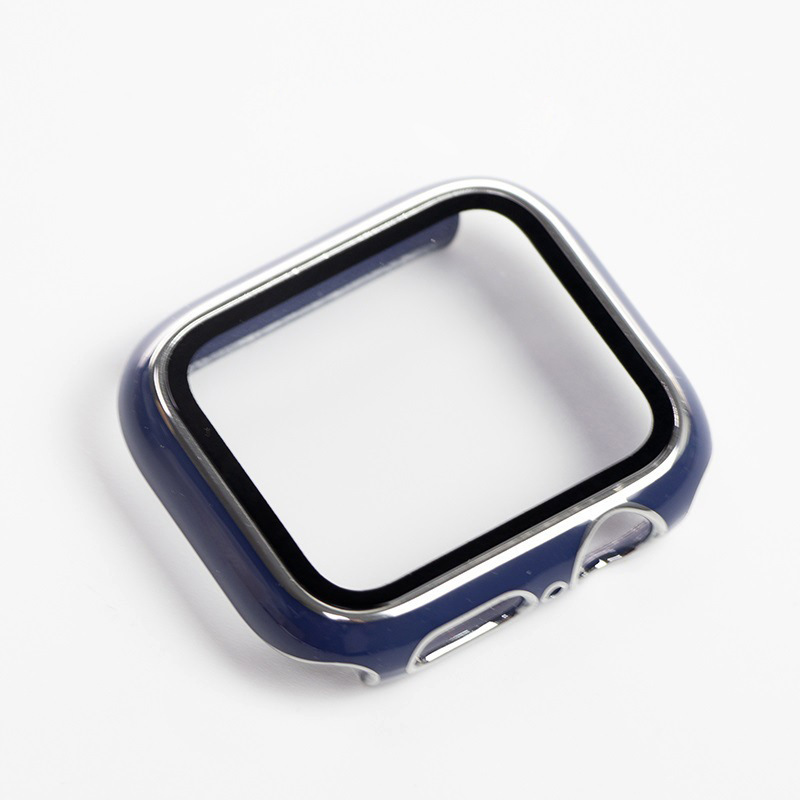 Borde azul + plata
