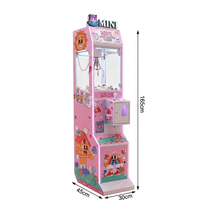 Machine à griffes professionnelle électronique à monnayeur, style mini et compact, jeu d'arcade à prix, pour attraper des peluches pour enfants, thème Space Warriors